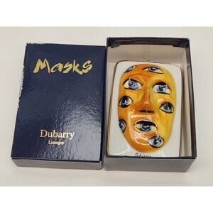 Dubarry France Limoges "Mask" Limited Edition Trinket Box COA - Sting